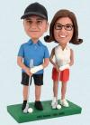 Personalized Couple Bobblehead Golf Player
