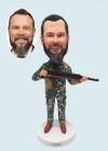 Custom Hunter Bobbleheads Personalized Figurine Gift for Dad