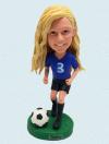 Personalised Bobbleheads Female Football Player