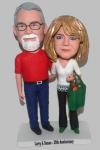 Custom Couple Bobbleheads 25 Anniversary Gifts For Parent