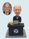 Custom Bobbleheads Business man At Office Desk Bobble heads Gifts For Boss