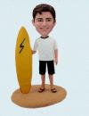 Custom Bobbleheads Personalized Bobbleheads Surfing With Surfboard