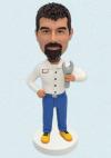 Custom Bobbleheads Personalized Bobblehead Mechanic