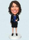 Custom Bobblehead Office Lady