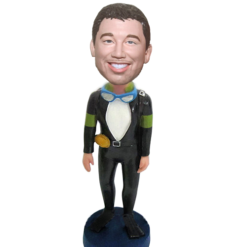 Personalized diver bobblehead [BM201] - USD79.00 : Custom ...